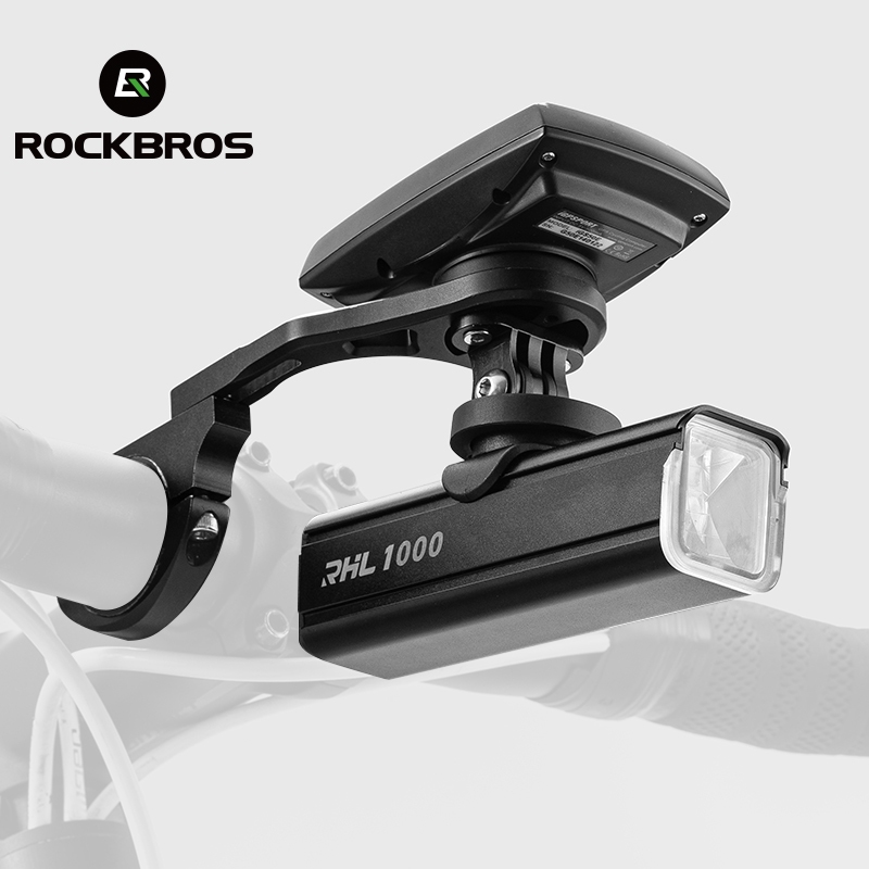 ROCKBROS ไฟหน้าจักรยาน กันน้ํา 1000 ลูเมน ชาร์จ USB ไฟฉาย LED พร้อมตัวยึด อเนกประสงค์