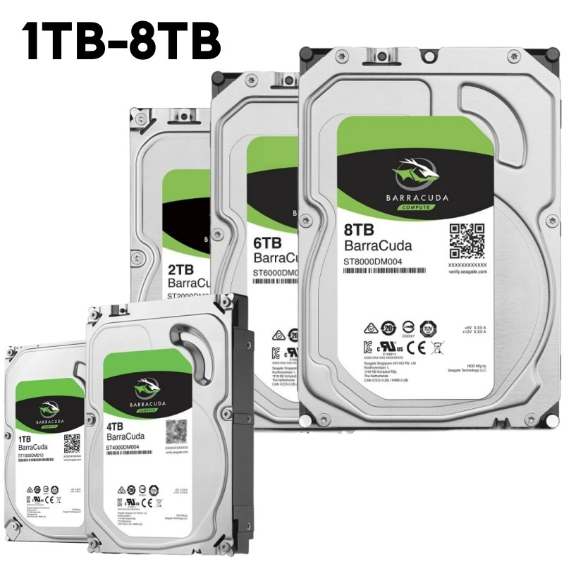 ใหม่ 3.5 "SATAIII 6 กิกะไบต์/วินาทีเดสก์ท็อป HDD ฮาร์ดดิสก์ภายใน 1TB 2TB 3TB 4TB 6TB 8TB สําหรับเดสก์ท็อปเซิร์ฟเวอร์รุ่น OEM