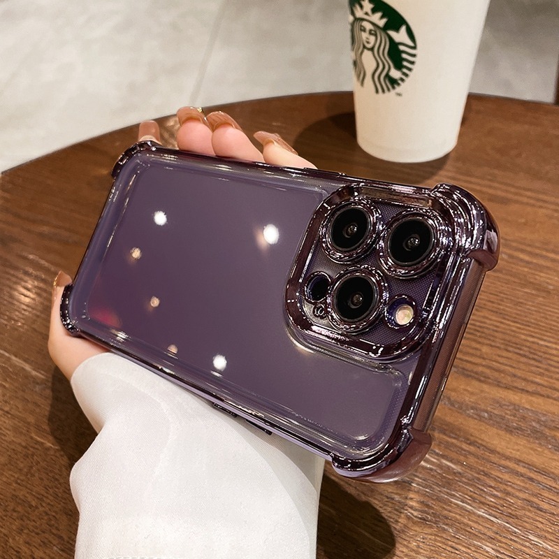 เคสโทรศัพท์มือถือแบบใส กันกระแทก หรูหรา สําหรับ iPhone 11 Pro Max X XS Max XR 7 8 Plus SE 2020 12 13 14 15