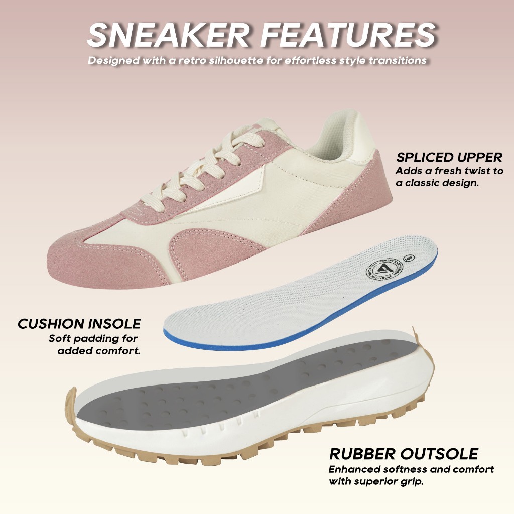 Hawkwell ผู้หญิง Lace Up รองเท้าผ้าใบแฟชั่นสบาย Vintage Walking กีฬา Shoes-8501