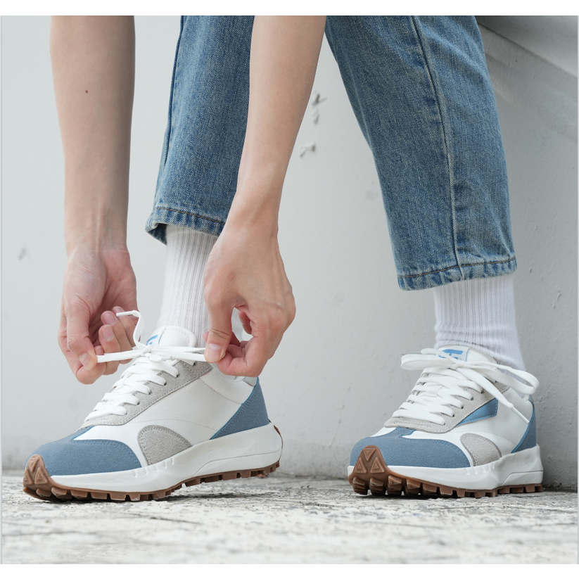 Hawkwell ผู้หญิง Lace Up รองเท้าผ้าใบแฟชั่นสบาย Vintage Walking กีฬา Shoes-8501