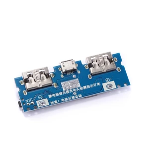 Type-c พอร์ตชาร์จ Dual usb ชาร์จ Treasure Power Board Booster โมดูล 2.4A Power Bank DIY เมนบอร์ด 5V
