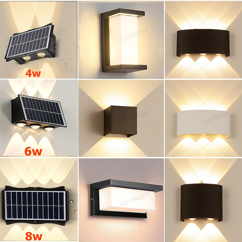 โคมไฟติดผนัง LED กันน้ำ IP65 ไฟติดผนังภายนอก ในร่ม โคมไฟผนัง โคมไฟหน้าบ้าน ตกแต่งบ้าน สวนหลังบ้าน เนินบันได ห้องนอน