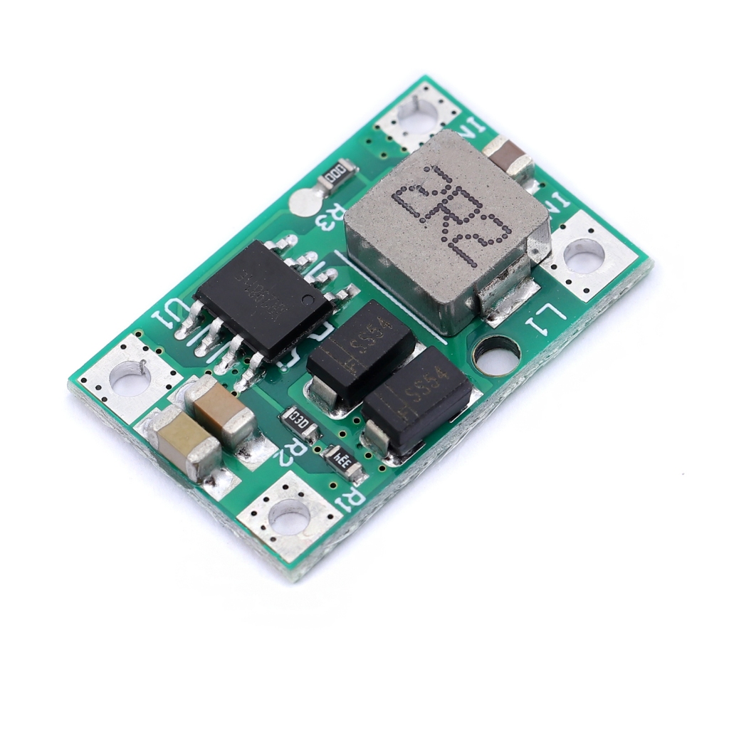 Mini DC Booster Module 5V3A/12V1A ประสิทธิภาพสูง 3.7V แบตเตอรี่ลิเธียม Booster Circuit Board Power Bank