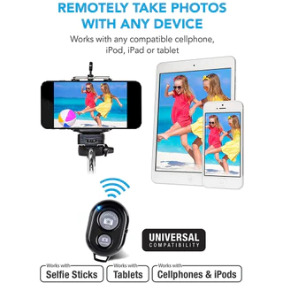 🔥AB Shutter3 Bluetooth รีโมทถ่ายรูป แบบไร้สาย พร้อมถ่าน รีโมตกดชัตเตอร์บลูทูธไร้สาย รีโมทถ่ายรูปเซลฟี Wireless Bluetooth phone camera shutter remote control Compatible for all iOS and Android Smartphones