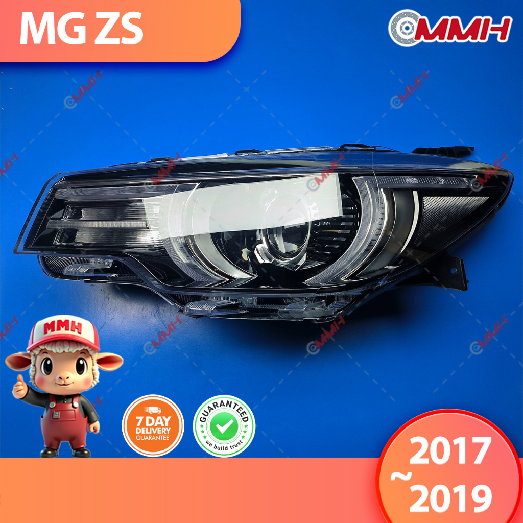 สําหรับ MG ZS ไฟหน้า 2017-2019 ไฟหน้าไฟหน้าไฟหน้าไฟหน้าไฟหน้าไฟหน้า Lampu Depan