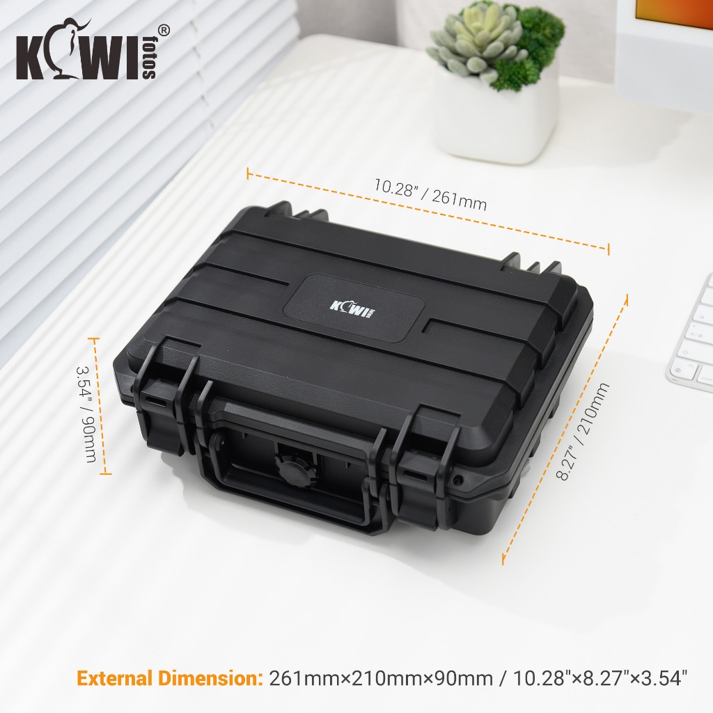 Kiwifotos Action 5 Pro กระเป๋ากล้อง Camera Case กล้อง สําหรับ DJI OSMO Pocket 3 & Action 4/3 Combo กันน้ําผู้ถือป้องกัน กล่องป้องกันกันน้ำ