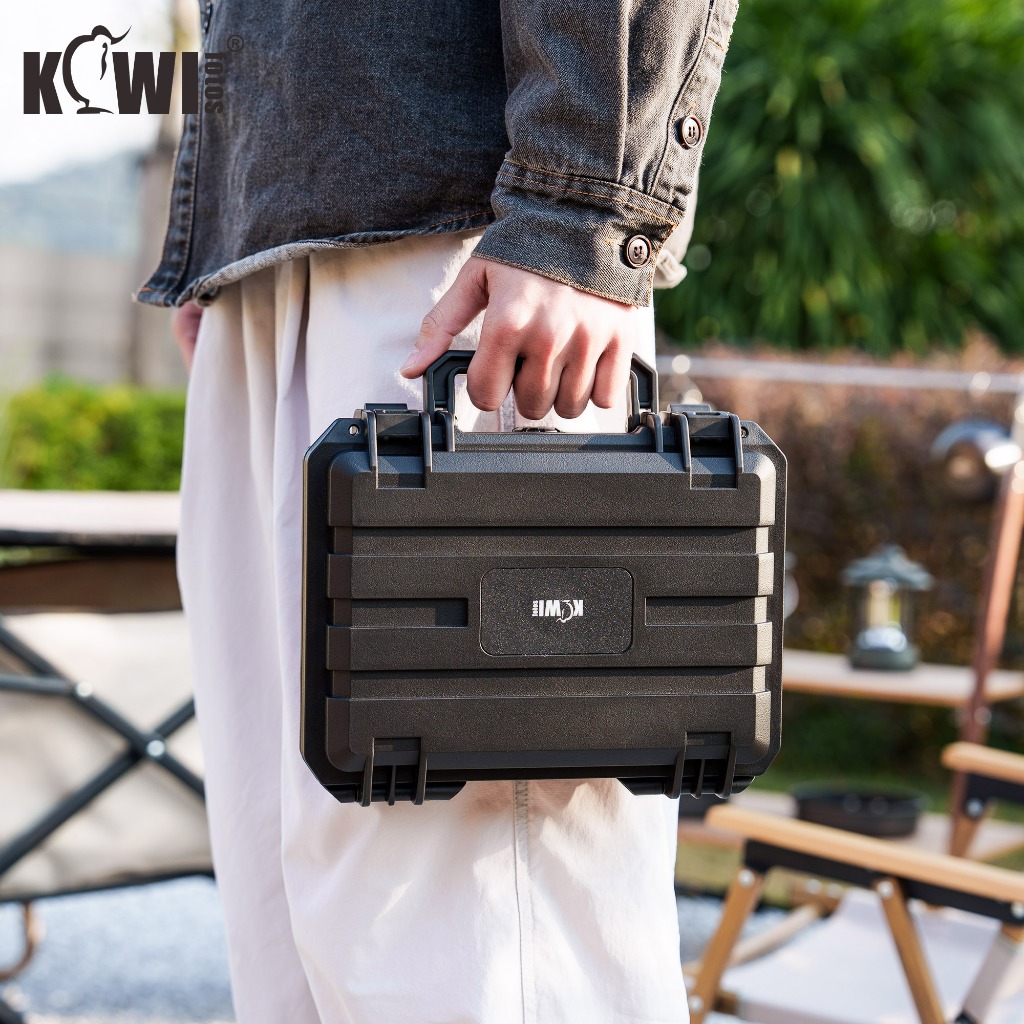 Kiwifotos Action 5 Pro กระเป๋ากล้อง Camera Case กล้อง สําหรับ DJI OSMO Pocket 3 & Action 4/3 Combo กันน้ําผู้ถือป้องกัน กล่องป้องกันกันน้ำ