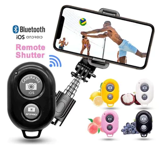 🔥AB Shutter3 Bluetooth รีโมทถ่ายรูป แบบไร้สาย พร้อมถ่าน รีโมตกดชัตเตอร์บลูทูธไร้สาย รีโมทถ่ายรูปเซลฟี Wireless Bluetooth phone camera shutter remote control Compatible for all iOS and Android Smartphones