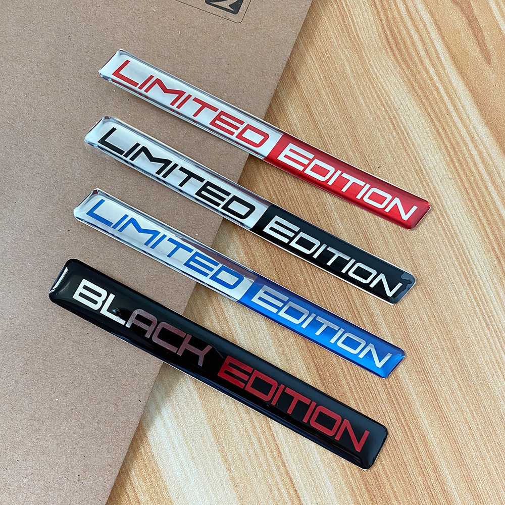 สติ๊กเกอร์ตกแต่งสติ๊กเกอร์ 3D Epoxy Limited Edition สําหรับรถยนต์ / รถจักรยานยนต์