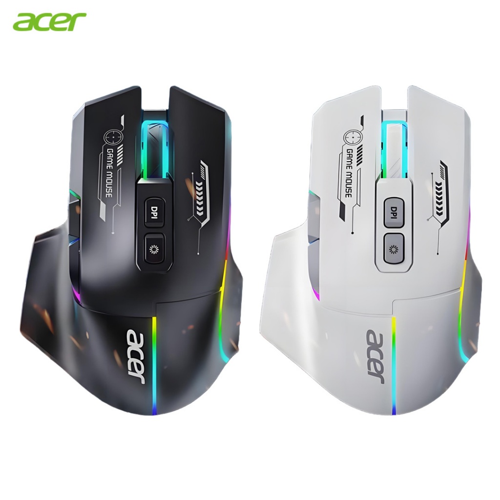 Acer OMW950 Plus เมาส์ไร้สาย Bluetooth Gaming Triple Mode Mouse 8000DPI สําหรับการทํางาน การเรียนรู้ E-Sport