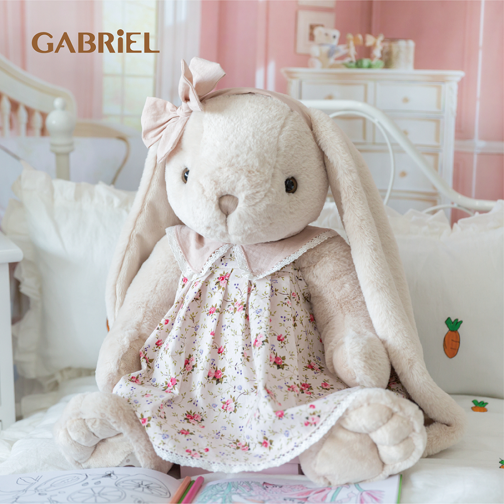 ตุ๊กตาผ้ากํามะหยี่กระต่าย Gabriel Jumbo: นําเสนอวันหยุดแสนสบายสําหรับแฟนและเด็ก