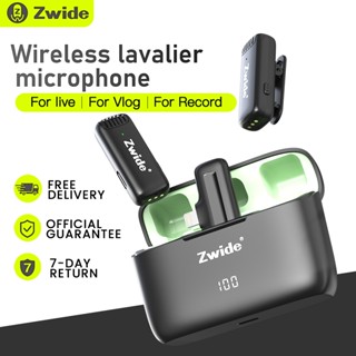 Zwide M6proไมโครโฟนไร้สาย พร้อมระบบตัดเสียงรบกวนอัตโนมัติสำห…