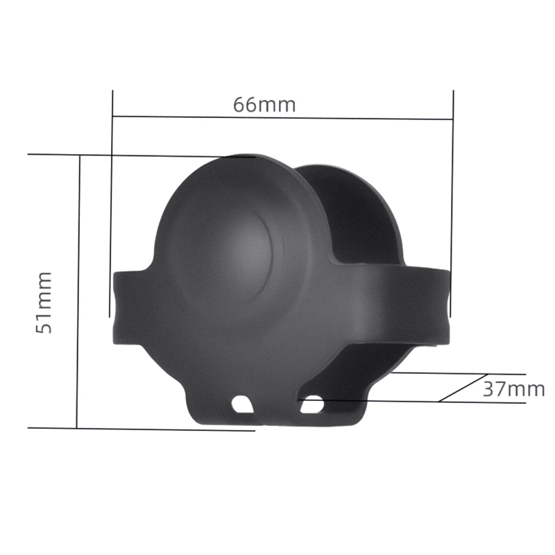 ฝาครอบเลนส์ซิลิโคนสําหรับ Insta360 X4/X5 กรอบป้องกันอุปกรณ์เสริมฝาครอบกรง X4 หนึ่ง Silicone Lens Cap for Cage thumbnail 4