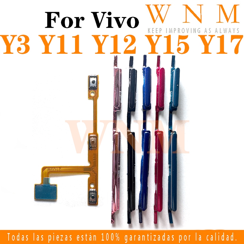 สําหรับ VIVO Y3 Y11 Y12 Y15 Y17 1906 ปุ่ม Flex บน/ปิดปุ่มสวิทช์ด้านข้าง Key Volume Up Down Flex สายโทรศัพท์มือถือ Part