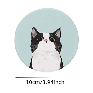 1 PC ถ้วยแมว Coaster การ์ตูนน่ารัก Anti Scalding ความร้อนฉนวนกันความร้อนบนโต๊ะอาหาร Decor Table Decor