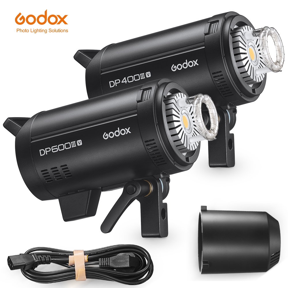 Godox DP400IIIV DP600IIIV DP800IIIV DP1000IIIV ในตัว 2.4G ไร้สาย X ระบบสตูดิโอ Strobe Flash Light สํ