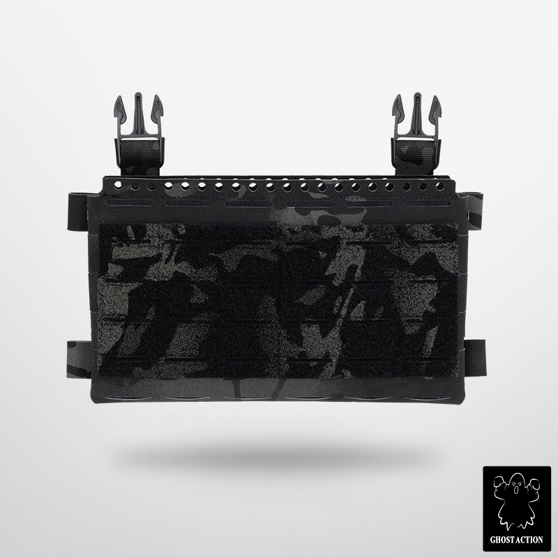 Ghost Action ยุทธวิธี MK5 หน้าอกอุปกรณ์แผงด้านหน้า SS สไตล์ Molle สากลเสื้อกั๊กด้านหน้ากระเป๋า 6516