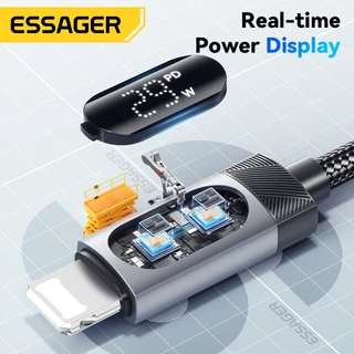 Essager USB-C ถึง L 29W สายเคเบิลข้อมูลชาร์จเร็วจอแสดงผลดิจิตอล