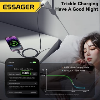 Essager USB-C ถึง L 29W สายเคเบิลข้อมูลชาร์จเร็วจอแสดงผลดิจิตอล