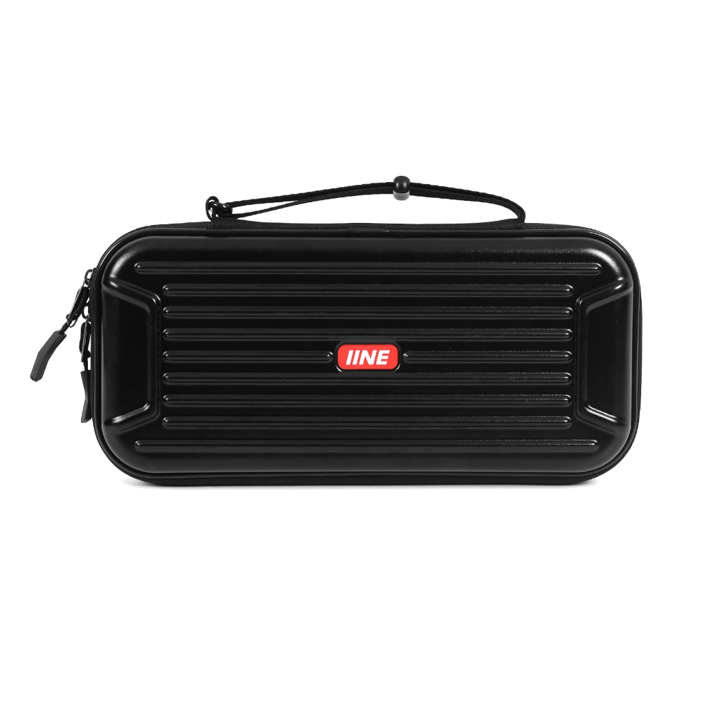 Iine PC storage Bag สําหรับ Switch 2 / Precise Fit Dual-Layer Protection / สามารถจัดเก็บเคสป้องกัน / Splash และคราบ / 10 ที่เก็บเทปคาสเซ็ต