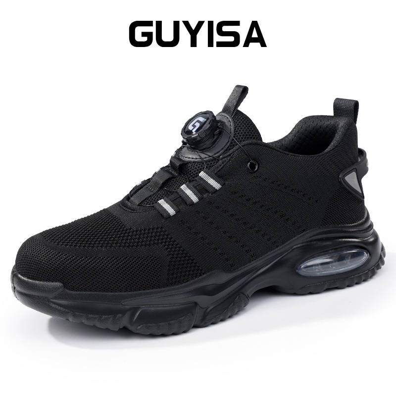 Guyisa รองเท้าเซฟตี้ผู้ชาย Anti smashing and Anti Punch Work Safety Shoes F106 38-45
