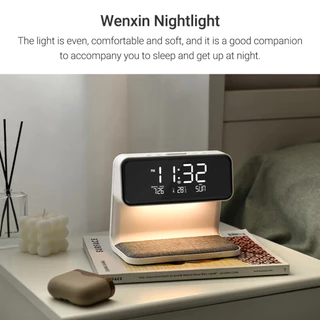 3Life โคมไฟหัวเตียงชาร์จไร้สาย 15W ชาร์จไร้สาย QI ปรับไฟ 3 ระดับ Wireless Charging Bedside Lamp โคมไฟห้องนอน