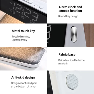 3Life โคมไฟหัวเตียงชาร์จไร้สาย 15W ชาร์จไร้สาย QI ปรับไฟ 3 ระดับ Wireless Charging Bedside Lamp โคมไฟห้องนอน