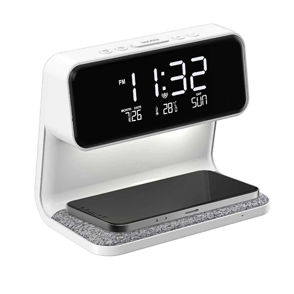 3Life โคมไฟหัวเตียงชาร์จไร้สาย 15W ชาร์จไร้สาย QI ปรับไฟ 3 ระดับ Wireless Charging Bedside Lamp โคมไฟห้องนอน thumbnail 10