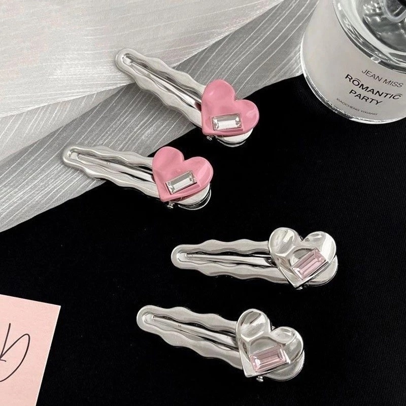 🍇Sweetybox🍇ดาว rhinestone คลิปปากเป็ดแมตต์พรีเมี่ยมความรู้สึกผม  ลมประณีตคลิปผม