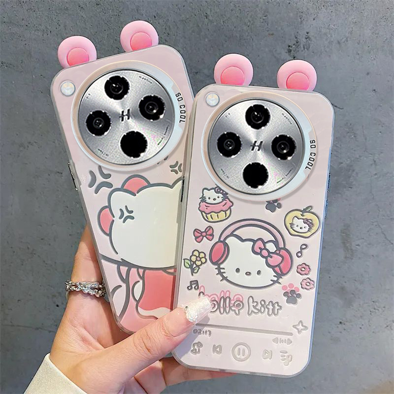 เคส OPPO Find X8 X9 5G เคส OPPO Find X8 X9 Pro น่ารักแมวกันกระแทกเคสโทรศัพท์เคลือบแข็งฝาครอบโทรศัพท์พร้อมกล้องป้องกันเคสสําหรับนักเรียนสาวผู้หญิง ราคา ถูกที่สุด ดีลบีเคเค แกลเลอรีภาพที่ 2