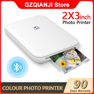 HPRT MT53 Impressora fotográfica colorida Impressão de fotos coloridas de 2x3 polegadas Bluetooth