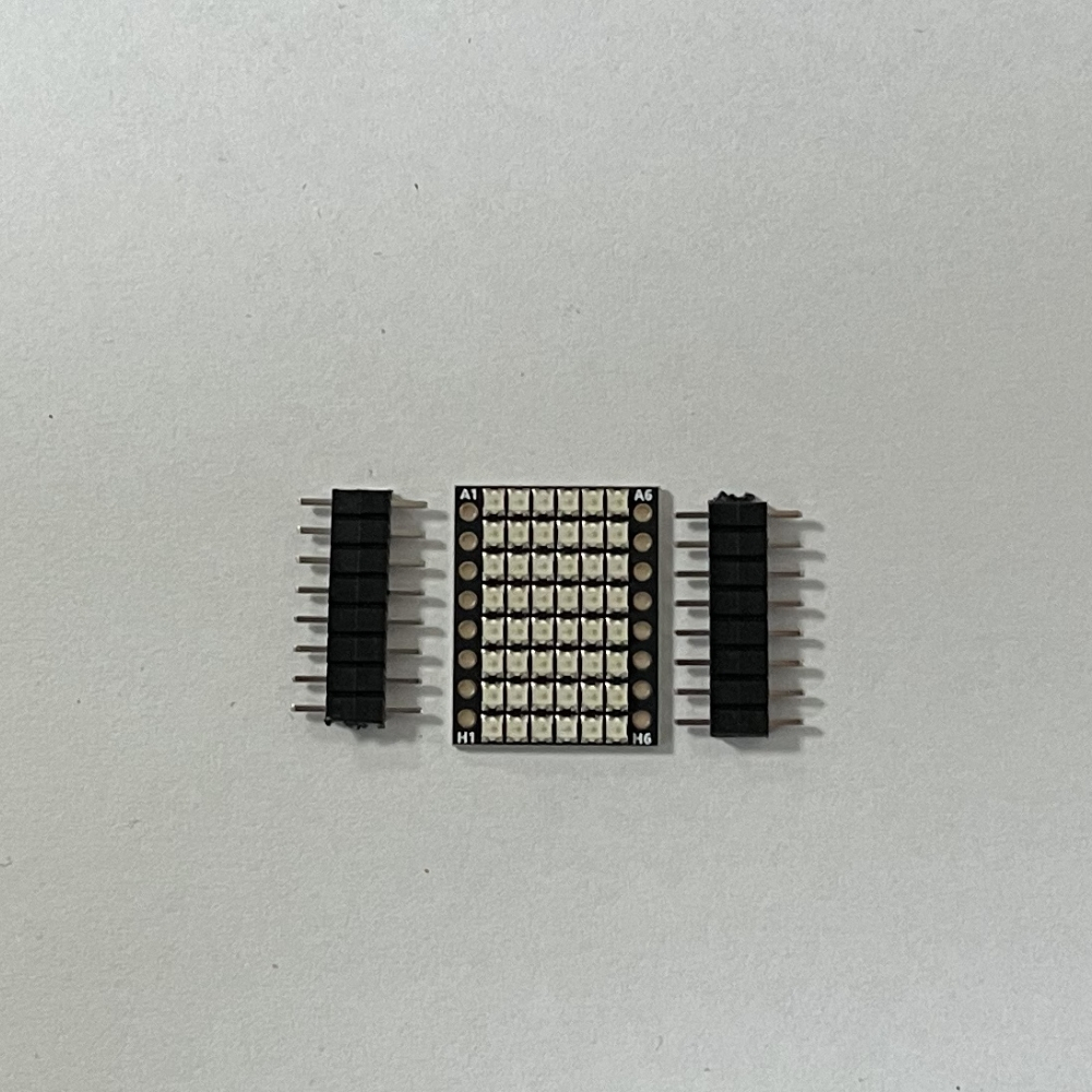R RGB 6 * 8 LED Matrix SuperMini RGB Matrix Extension Module โมดูล LED Marquee
