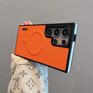 Hoce หรูหราหนังแม่เหล็กเคสโทรศัพท์สําหรับ Samsung Galaxy S25…