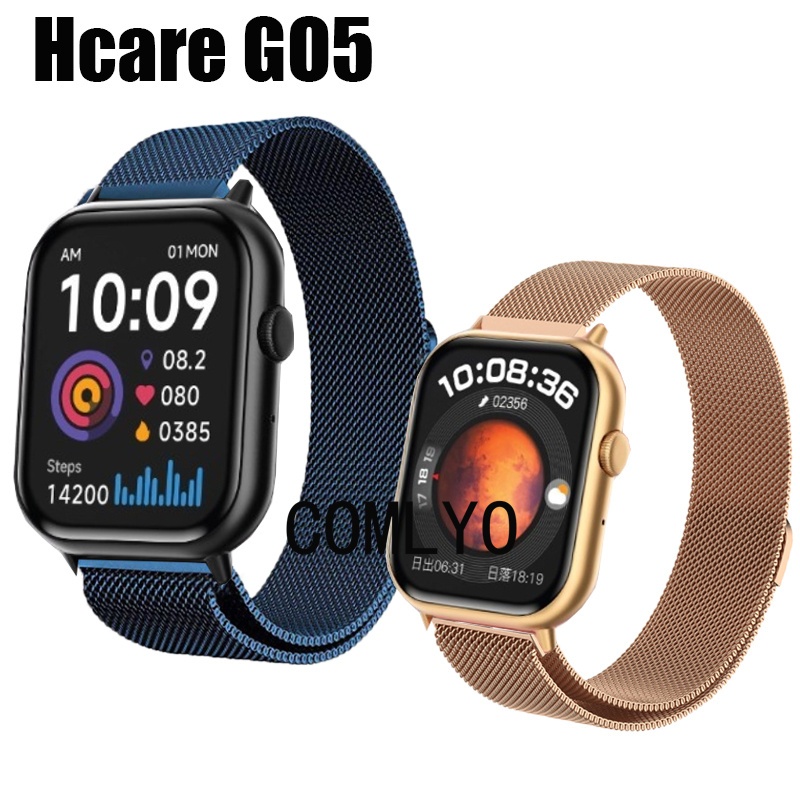 สําหรับ Hcear GO5 GO 5 สมาร์ทนาฬิกาสแตนเลสสายโลหะผู้หญิงผู้ชายเข็มขัด