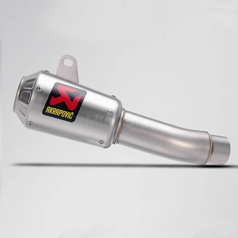 ท่อไอเสียรถจักรยานยนต์ 2023 2024 สแตนเลส Slip-on Universal 51 มม.ท่อไอเสีย Akrapovic สําหรับ Kawasak
