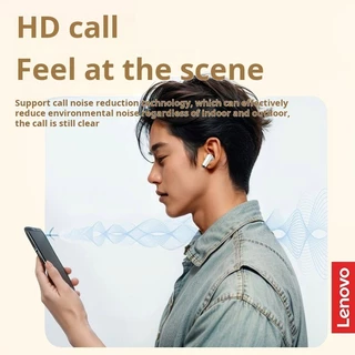 หูฟัง Lenovo EA110 หูฟังไร้สายบลูทูธ TWS หูฟังขนาดเล็กบลูทูธ 5.4 Touch Control อายุการใช้งานแบตเตอรี่ยาวนานเสียง HD พร้อมไมโครโฟน LP40 Pro สไตล์เดียวกัน