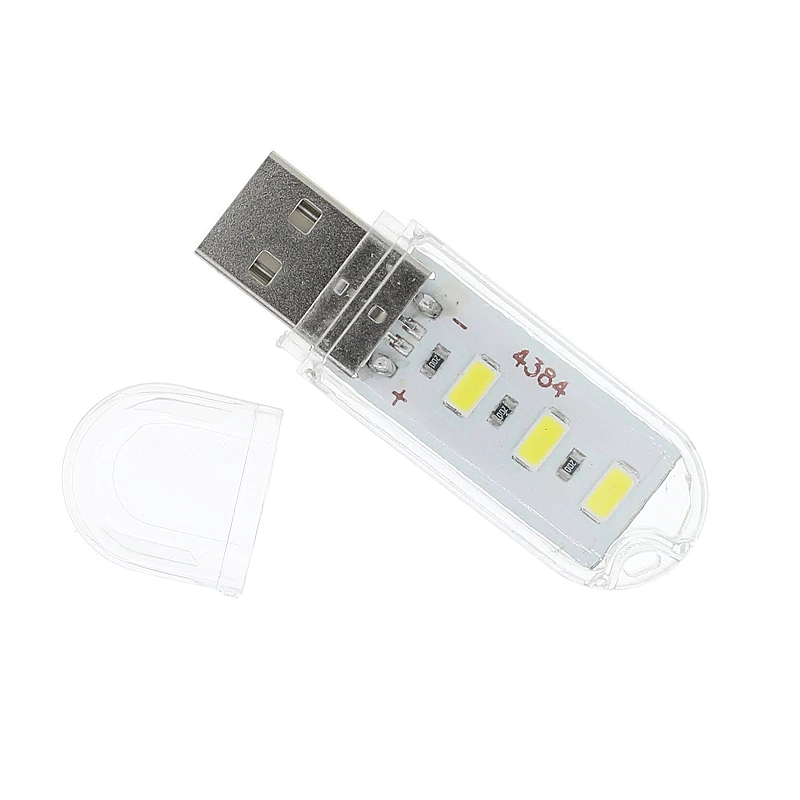 โคมไฟ USB LED พกพา 3 LED / 8 LED สำหรับ PC แล็ปท็อป thumbnail 5