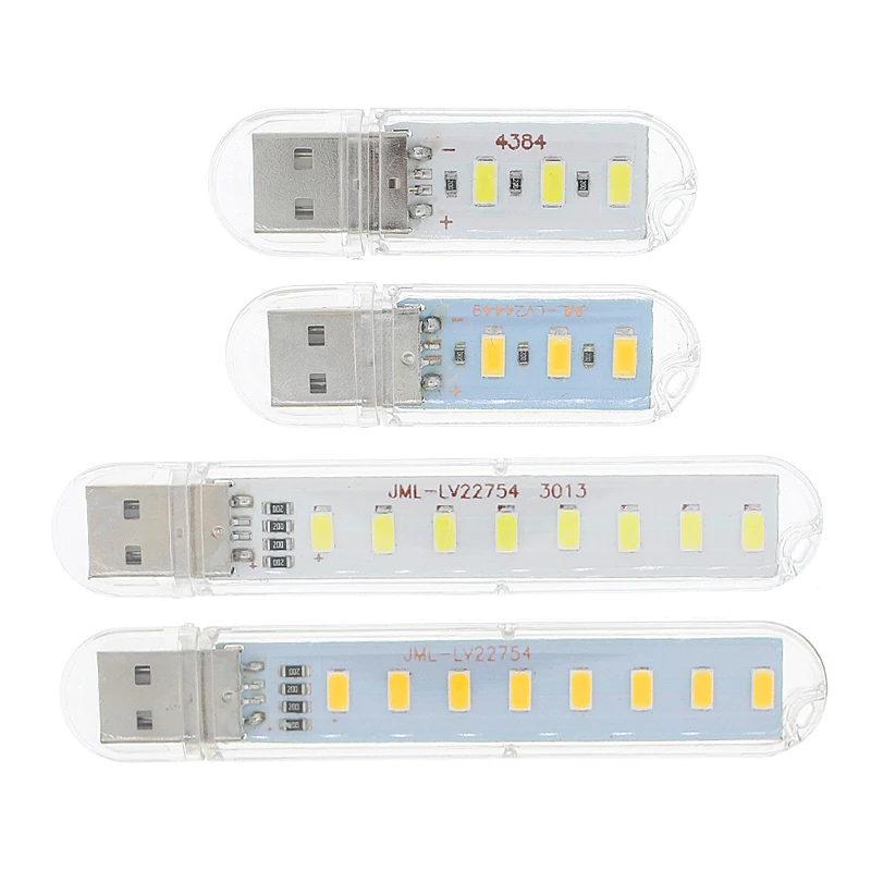 โคมไฟ USB LED พกพา 3 LED / 8 LED สำหรับ PC แล็ปท็อป thumbnail 3
