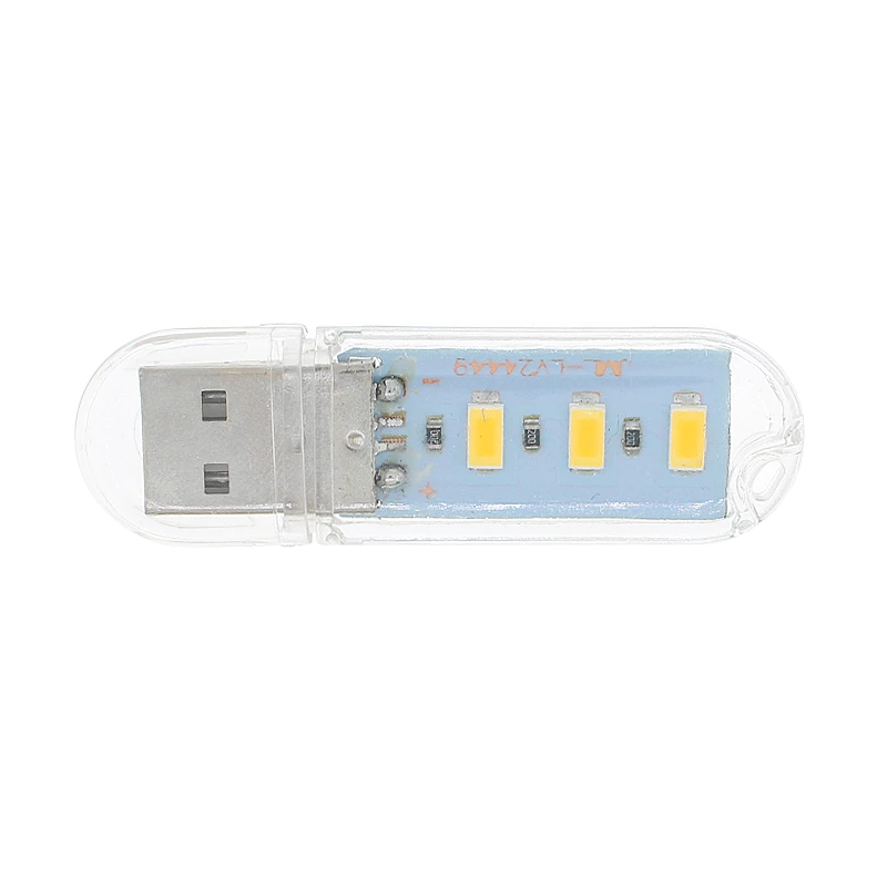 โคมไฟ USB LED พกพา 3 LED / 8 LED สำหรับ PC แล็ปท็อป thumbnail 8