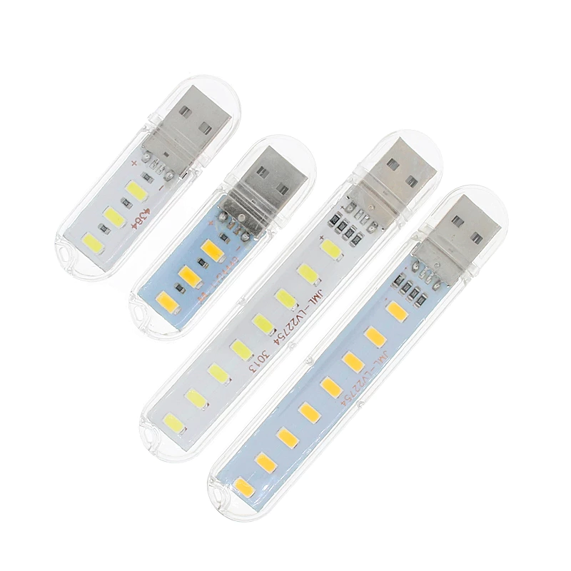 โคมไฟ USB LED พกพา 3 LED / 8 LED สำหรับ PC แล็ปท็อป thumbnail 4