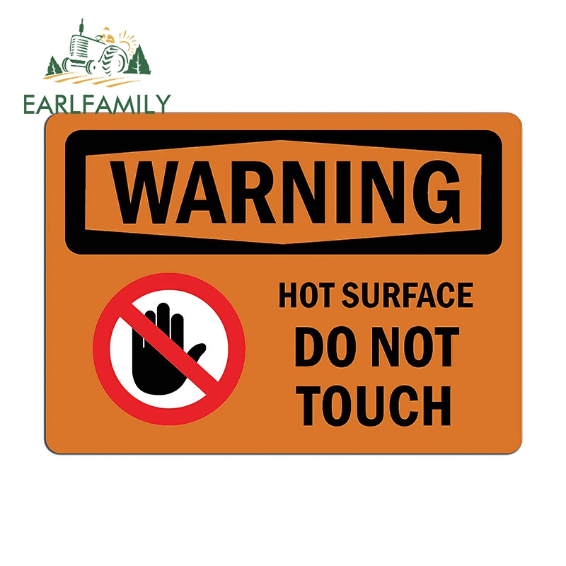 EARLFAMILY 13 ซม.อย่าสัมผัสป้ายเตือนรถสติกเกอร์บุคลิกภาพศิลปะ Scratch-Proof กระจกด้านหลังกล่องเครื่องมือ PVC Decals รถสินค้า ราคา ถูกที่สุด ดีลบีเคเค แกลเลอรีภาพที่ 4
