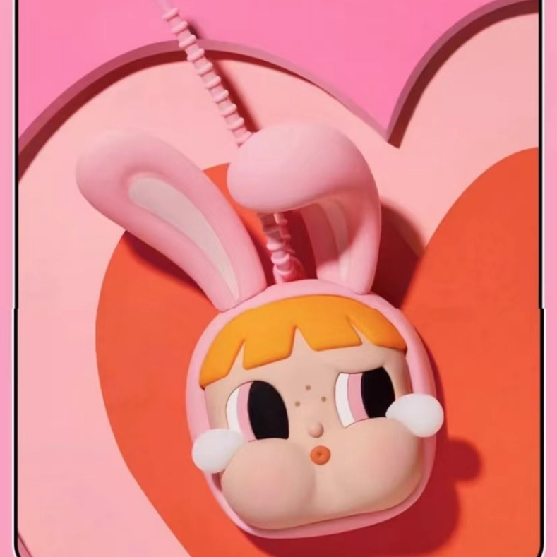 Crybaby x Powerpuff Girls Series Mirror Crying Baby Pendant POPMART กล่องตาบอด