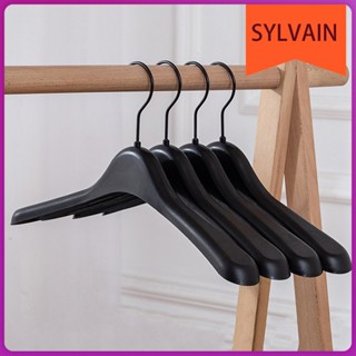 10ชิ้น ไม้แขวนเสื้อ ไม้แขวนเสื้อ กันลื่น มีน้ําค้างแข็ง เหมา…