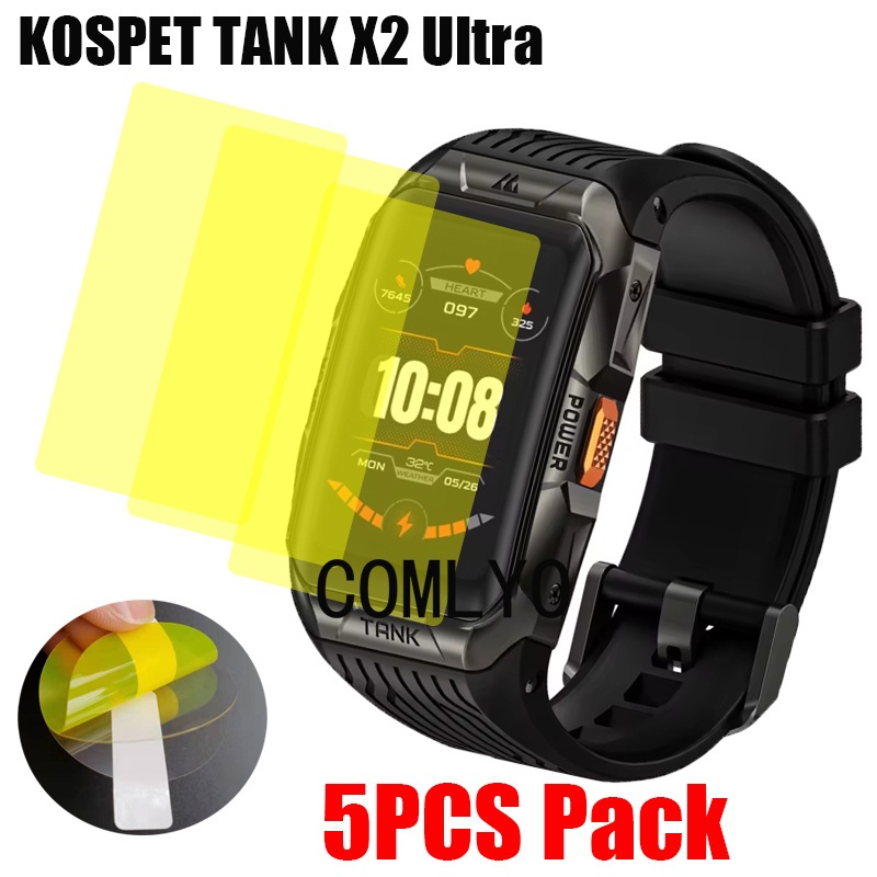 สําหรับ KOSPET TANK X2 Ultra Screen Protector สมาร์ทวอท์ชนุ่มป้องกันฟิล์มอุปกรณ์เสริม