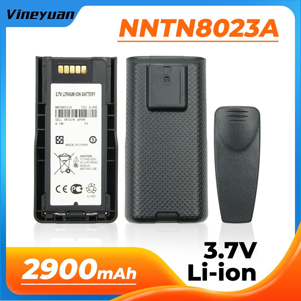 แบตเตอรี่ DC-1152900mAh NNTN8023, NNTN8023A, NNTN8023AC สําหรับ Motorola MTP3100 MTP3150 MTP3250 อุปกรณ์สื่อสารสองทาง