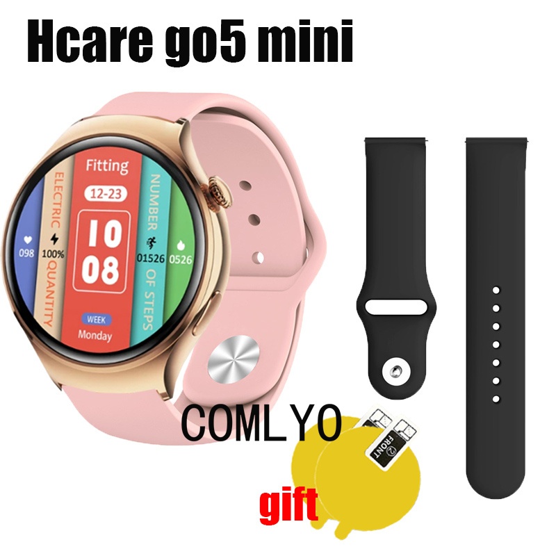 สําหรับ Hcare go5 mini สมาร์ทนาฬิกาซิลิโคน Soft Band ผู้หญิงผู้ชายสายรัดข้อมือป้องกันหน้าจอฟิล์ม