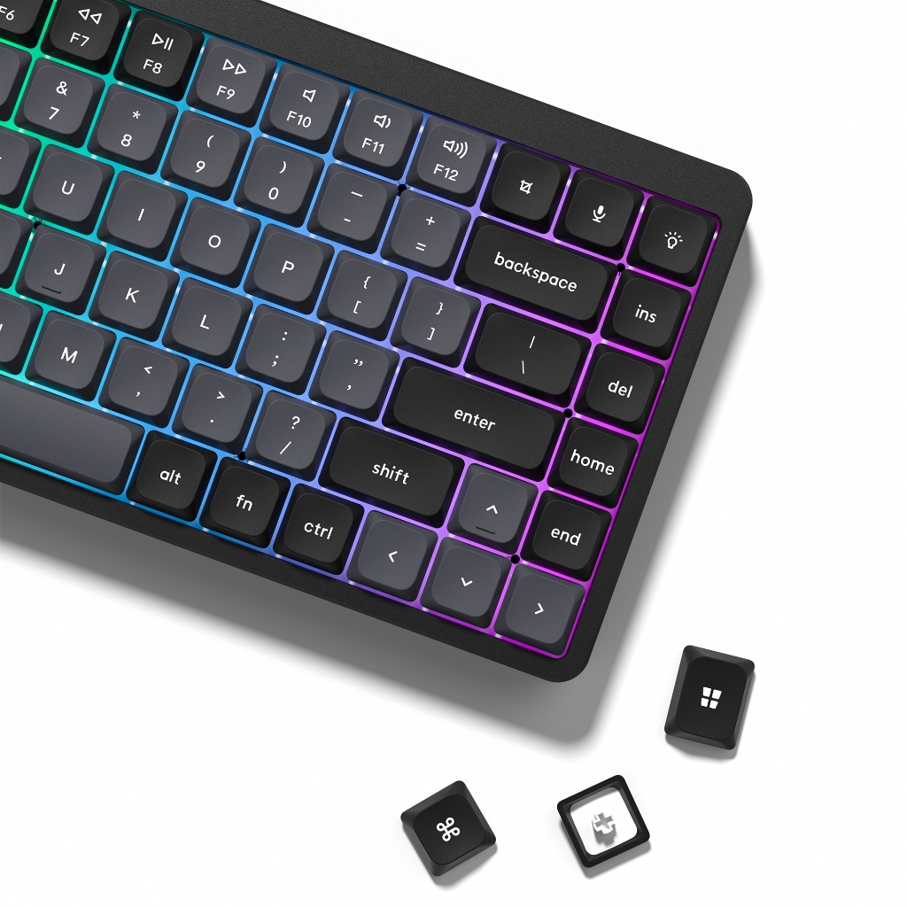 Double Shot PBT + PC Low Profile Keycaps, 138 คีย์หมวกที่กําหนดเองสําหรับ Cherry Gateron MX Switches คีย์บอร์ด