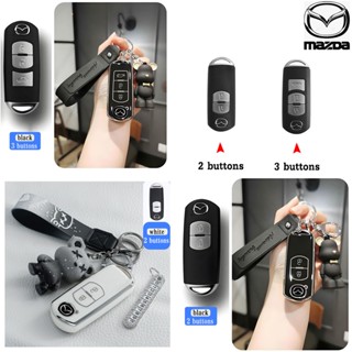 Mazda กุญแจรถ Mazda 2 ฝาครอบกุญแจสําหรับ Mazda 2/3/CX-3/CX-5…