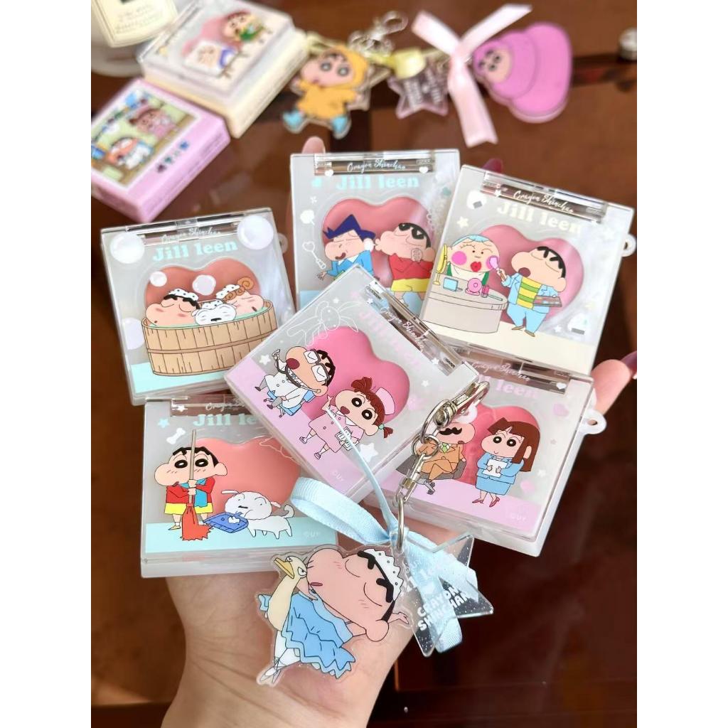 Jill LEEN Crayon Shin-Chan Co-Branded Cream Mist Blush Cream High Gloss Matte Contouring Plate Natural Brightening Monochrome